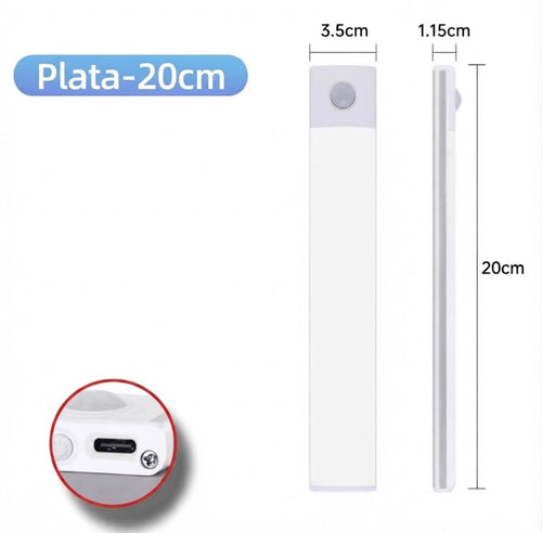 Lampara led con sensor de movimiento e imán